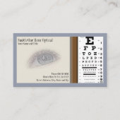 Carte de visite d'optométristes (Devant)