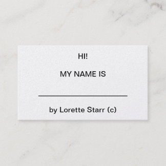 Carte de visite d'OR