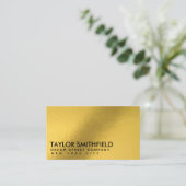 Carte de visite d'or (Debout devant)