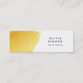 Carte de visite d'or (Devant)