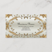 Carte de visite d'or (Dos)