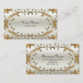 Carte de visite d'or (Devant / Derrière)