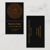 Carte de visite d'or de Sun 2 (Devant / Derrière)