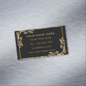 Carte de visite d'or noir Cadres dorés (In Situ)