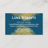 Carte de visite d'or peint (Dos)