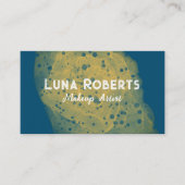 Carte de visite d'or peint (Devant)