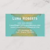 Carte de visite d'or peint (Dos)