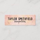 carte de visite d'or rose (Devant)