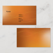 carte de visite d'orangeline (Devant / Derrière)