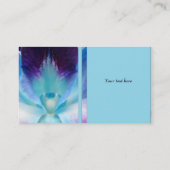 Carte de visite d'orchidée de Dendrobium (Dos)