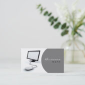 Carte de visite d'ordinateur (Debout devant)