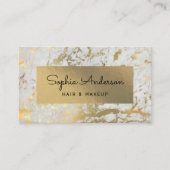 Carte de visite doré de luxe Foil Gold (Devant)