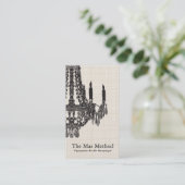 Carte de visite d'organisateur (Debout devant)