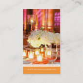 Carte de visite d'organisateur (Dos)