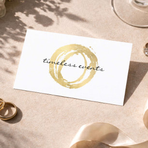 Carte de visite d'organisatrice de mariage Logo do