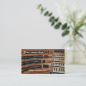 Carte de visite d'organiste et calendrier - arrêts (Debout devant)