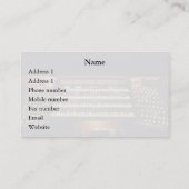 Carte de visite d'organiste (organe européen) (Dos)