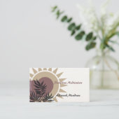 Carte de visite d'orientation pour la méditation p (Debout devant)