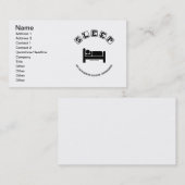 Carte De Visite Dorment mon mode de fonctionnement préféré (Devant / Derrière)