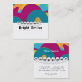 Carte de visite d'orthodontiste de dentiste (Devant / Derrière)