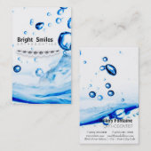 Carte de visite d'orthodontiste de dentiste (Devant / Derrière)