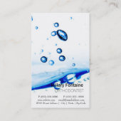 Carte de visite d'orthodontiste de dentiste (Dos)