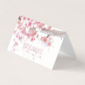 CARTE DE VISITE DOSSIER : CHERRY BLOSSOMS (Devant)