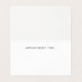 CARTE DE VISITE DOSSIER : CHERRY BLOSSOMS (Intérieur déplié)