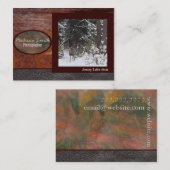 Carte De Visite Dossier de photographe (Devant / Derrière)