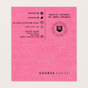 Carte De Visite Dossier professionnel minimaliste simple personnal