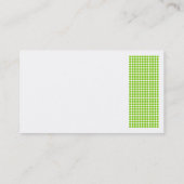 Carte De Visite Dot Motif - Martian Green (Dos)