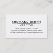 Carte De Visite Dots de techno orange blanc et blanc (Dos)