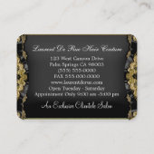 Carte De Visite Double ciseaux Sheikh Hazelhurst XV (Dos)