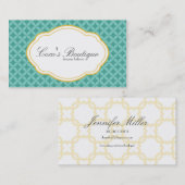 Carte de visite double face personnalisable (Devant / Derrière)