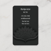 Carte de visite double face unique classique (Dos)