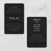 Carte de visite double face unique classique (Devant / Derrière)