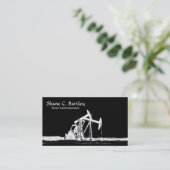 Carte De Visite Double silhouette bonne de dispositif de pompage (Debout devant)