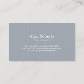 Carte De Visite Double Striped | Coastal (Dos)