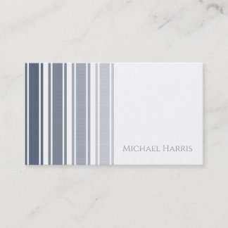 Carte De Visite Double triage | Ombre bleu ardoise