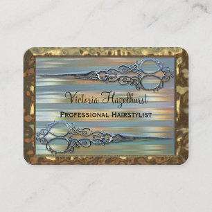 Carte De Visite Doubles ciseaux de Wythcoiffer professionnels