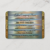 Carte De Visite Doubles ciseaux de Wythcoiffer professionnels (Dos)