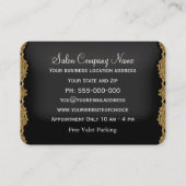 Carte De Visite Doubles ciseaux purs de Hazelhurst ronds (Dos)