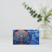 Carte De Visite Douce Radiance | Arbre de Vie (Debout devant)
