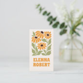 carte de visite douce tournesol groovy (Debout devant)