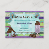 Carte De Visite Douceur Boulangerie VÉGÉTALE CUISINE (Devant)