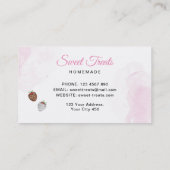 Carte De Visite Douceur Rose Bakery  (Dos)