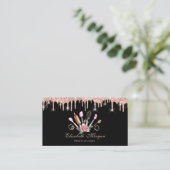 Carte De Visite Douceurs, Rose Gold Drives Boulangerie Outils Rose (Debout devant)
