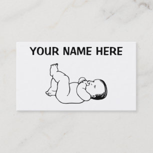 Carte De Visite Douche mignonne de félicitations de naissance de