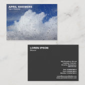 Carte De Visite Douches d'avril (Devant / Derrière)