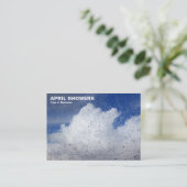 Carte De Visite Douches d'avril (Debout devant)